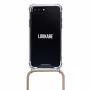 Capa com alça Lookabe loo007 dourado nude para iPhone 7/8 Plus – capa de telefone portátil com fita