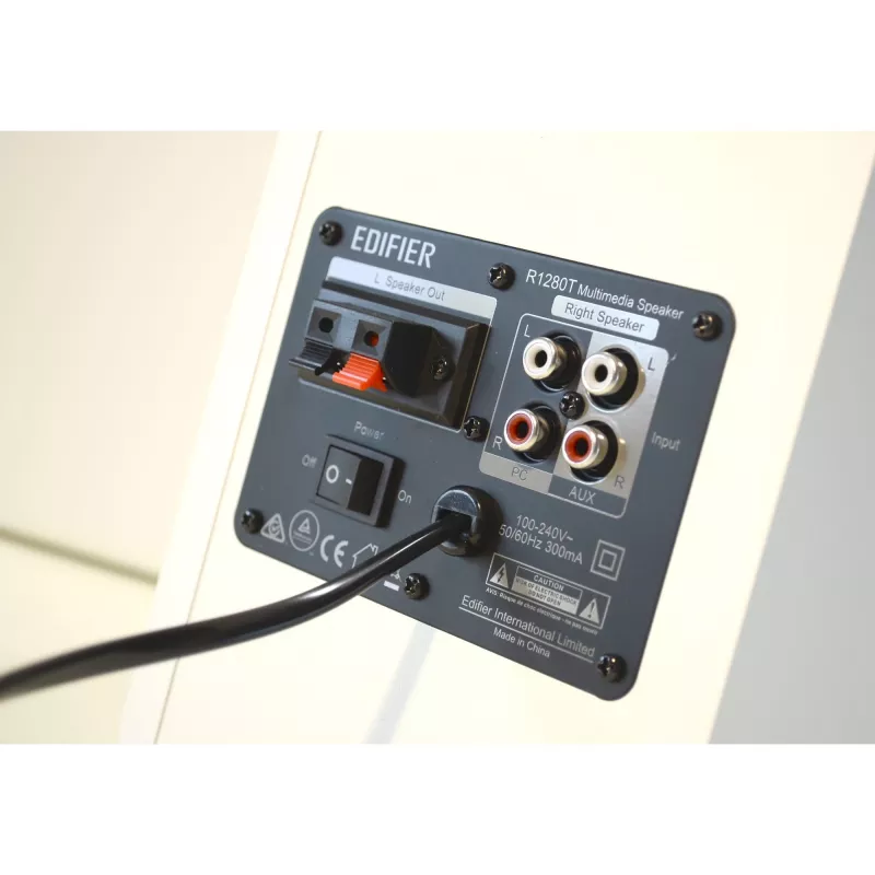 Edifier colunas ativas Studio R1280T 2.0 branco/prateado retalho - colunas ativas - colunas ativas