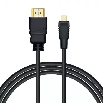 Cabo Savio CL-40/M HDMI (macho) - micro HDMI (macho) com Ethernet, 2m, preto