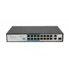 Switch Extralink VIRTUS V3 Unmanaged L2 16x Fast Ethernet (10/100) PoE 1U preto
