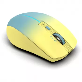 Cian Technology GmbH rato INCA IWM-511RS Bluetooth+sem fios RGB cor base amarelo