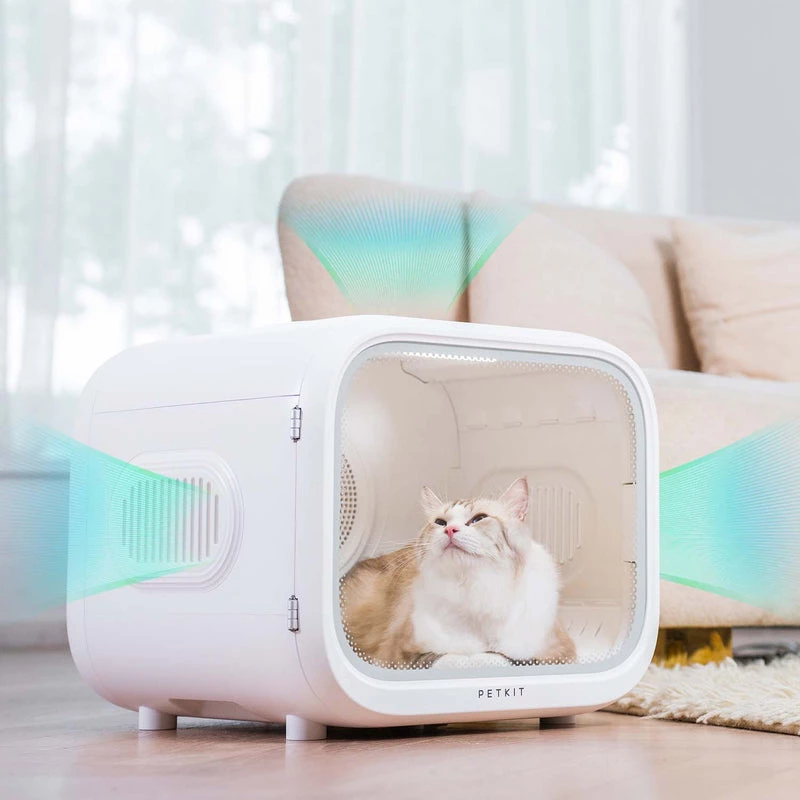 PETKIT AirSalon Max Pro secador inteligente para gatos, branco, modelo PD10 Max