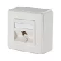 METZ CONNECT BTR IT CONNECT E-DAT Módulo 8(8) AP - Tomada de encastrar - RJ-45 - Branco puro, RAL 9010 (1309110002-E)