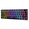 Teclado gaming White Shark GK-2202 Ashiko 2 preto/vermelho layout US