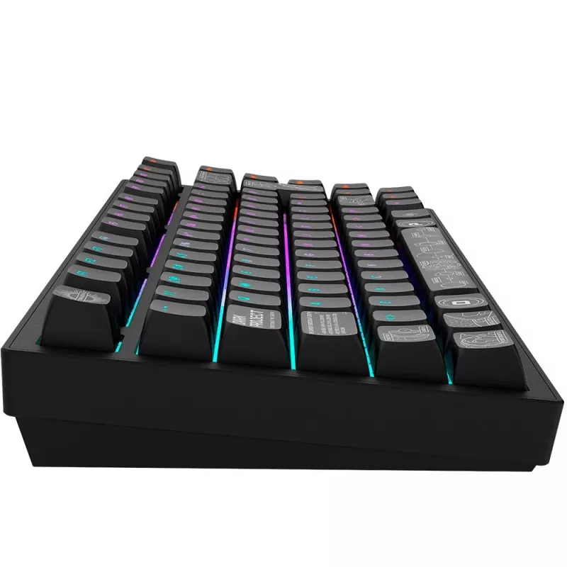 Teclado gaming Dark Project ALU81A Terra Nova, ISO, preto
