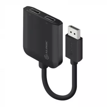 Adaptador DisplayPort para DisplayPort duplo ALOGIC 4K 30 Hz