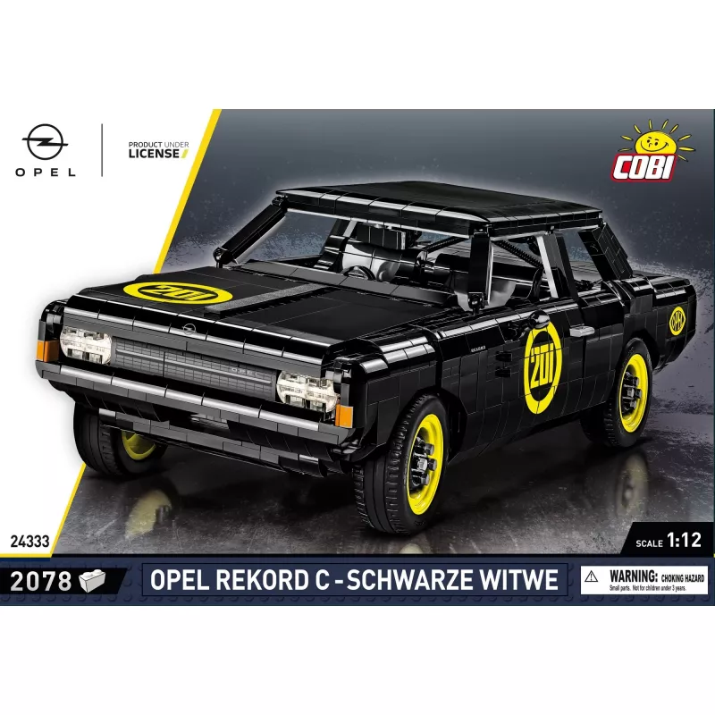 Conjunto de construção Cobi Opel Rekord C, carro modelo de plástico, 2078 peças, idade 10+
