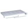 Prateleira para rack LANBERG AK-1004-S — 1U 19 polegadas cinzento, 483 mm de largura, 300 mm de profundidade, capacidade 25 kg