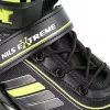 Patins em linha 2IN1 Nils Extreme NH18191 PRETO/LIMÃO TAM. M (34-38) com patins de hóquei no gelo substituíveis