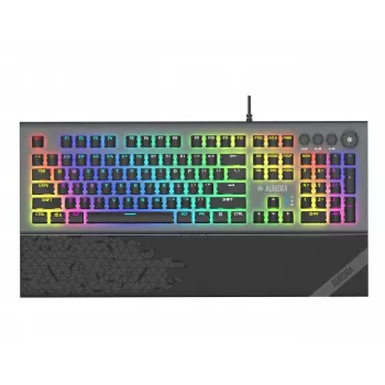 Teclado iBox Aurora K-5 USB QWERTY prateado