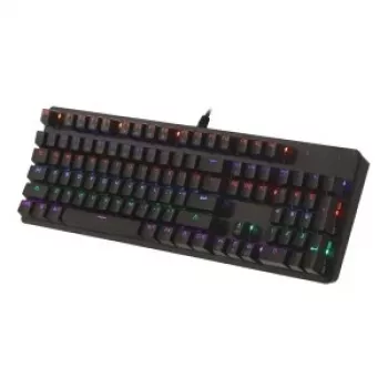 Teclado mecânico ART KLART AK-51 com switches Blue, layout compacto