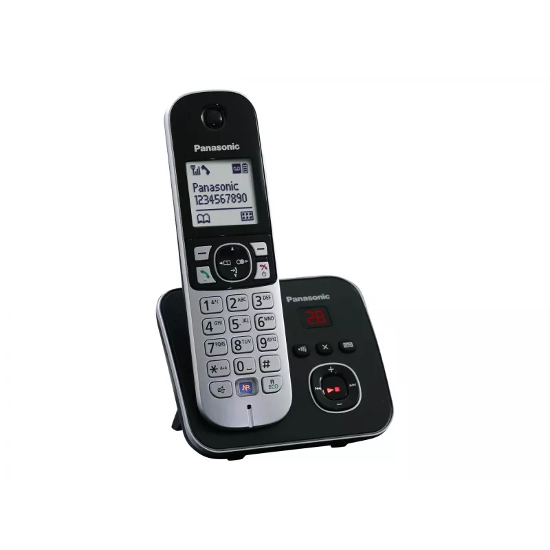 Telefone DECT Panasonic KX-TG6821GB preto