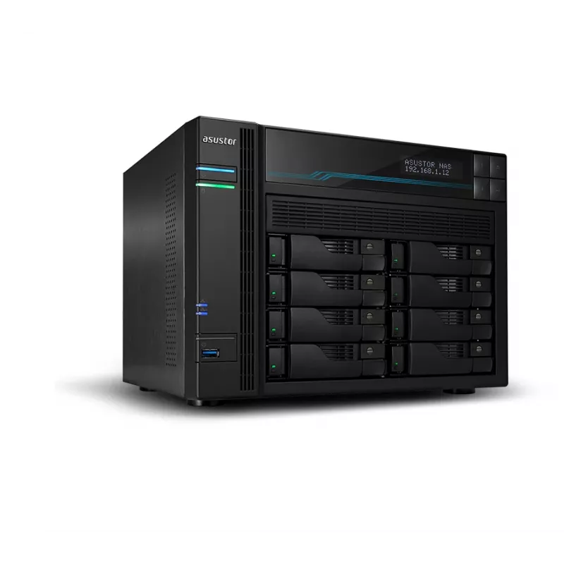 Asustor AS6508T NAS Torre Intel Atom® C3538 8 GB DDR4 0 TB ADM Preto