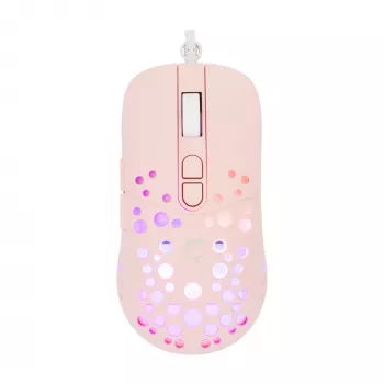 Rato White Shark GM-9004 Tristan-2 rosa RGB USB