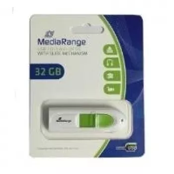 Pen USB MediaRange Nano - 64 GB - USB2.0 - preto (MR923)