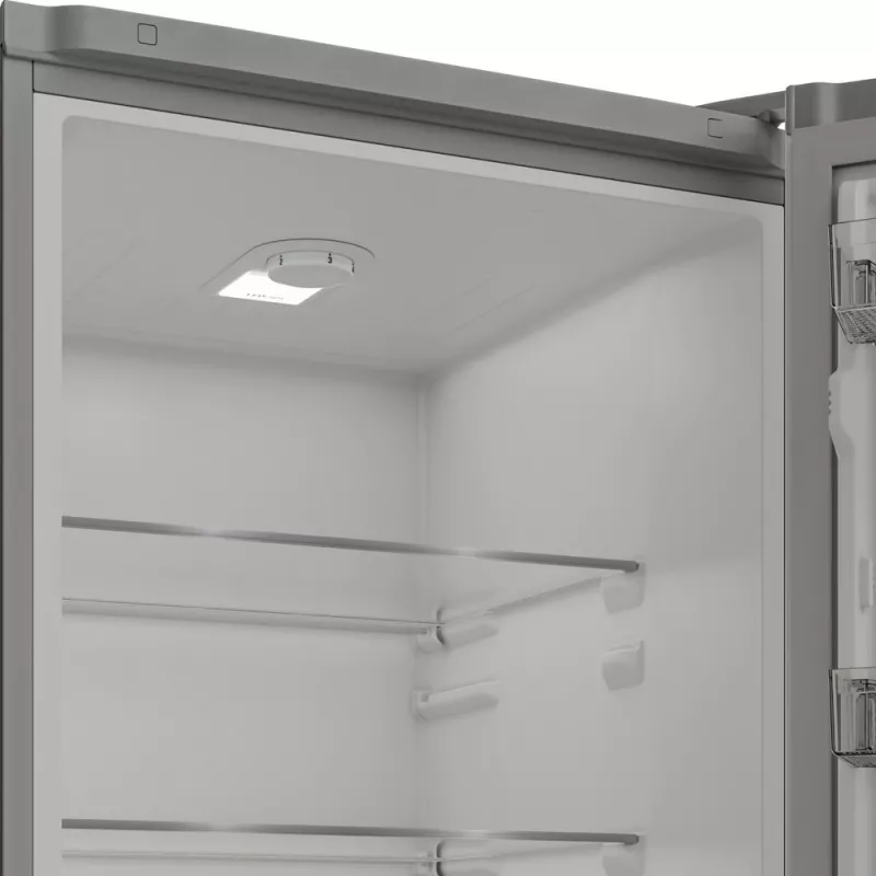Frigorífico INDESIT | INKS 1401 S4E1 | Classe de eficiência energética E | Independente | Combinado | Altura 202,5 cm | Capacidade útil do compartimento de refrigeração 266 L | Capacidade útil do compartimento de congelação 120 L | 38 dB | Prateado