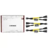 Noctua NA-SYC1 CHROMAX.YELLOW - extensão de cabo - amarelo - fêmea - fêmea - 115 mm - 3 unid. (NA-SYC1.yellow)