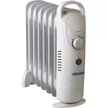 Mesko MS7804 aquecedor elétrico de ambiente aquecedor elétrico a óleo para interior Branco 700 W