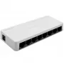 Switch de rede QOLTEC 52246 — 8 portas RJ45, 100 Mbps