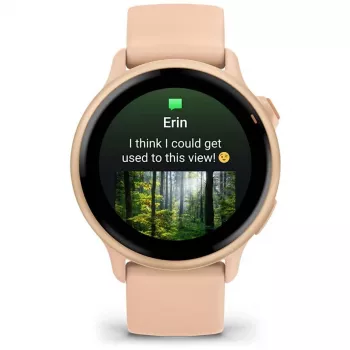 Garmin vívoactive 6 3,05 cm (1,2) AMOLED 42 mm Digital 390 x 390 píxeis Ecrã tátil rosa Wi-Fi GPS (satélite)
