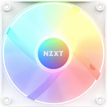 Ventoinha para caixa NZXT F120 RGB Core 120mm ARGB - branca