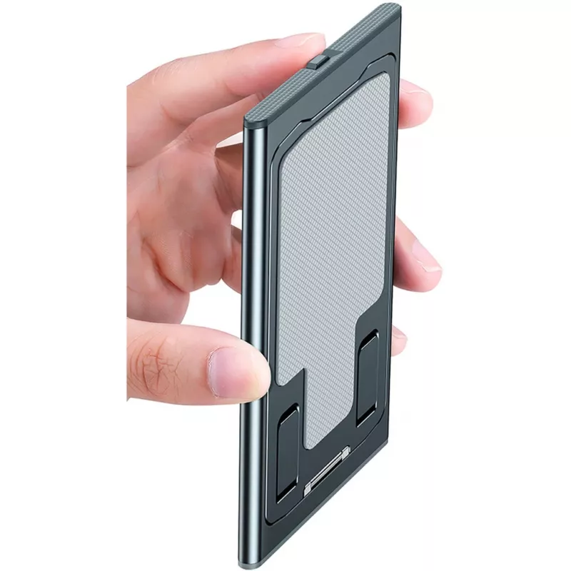 Suporte passivo Inter-Tech MTS-105 para telemóvel smartphone tablet UMPC cinzento