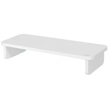 Suporte para monitor LEITZ Freestanding 64340001 — suporte de secretária para ecrãs de 61 cm (24 polegadas), capacidade de carga 20 kg, altura ajustável, branco