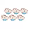 Serviço de mesa Rose&Tulipani R18400TA18 para 6 pessoas, conjunto de porcelana de 18 peças