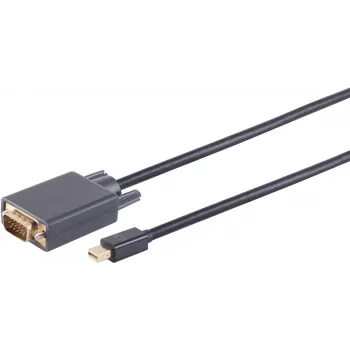 Cabo DisplayPort para VGA ShiverPeaks 10-54035 com ficha Mini DisplayPort