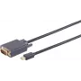 Cabo DisplayPort para VGA ShiverPeaks 10-54035 com ficha Mini DisplayPort