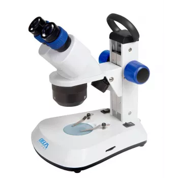 Microscópio estereoscópico Deltaoptical DO-3681 com ampliação 90× e iluminação LED