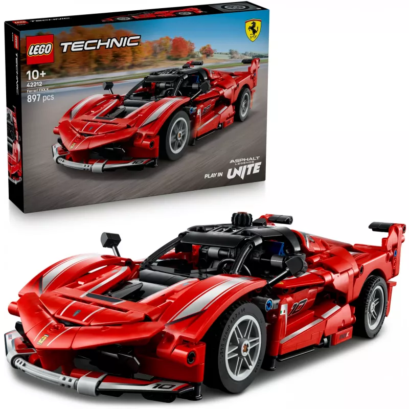 LEGO Technic Ferrari FXX K modelo à escala 1:10, 897 peças, a partir dos 10 anos