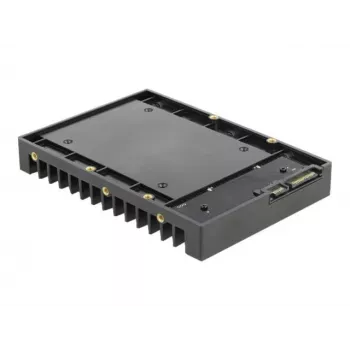 DeLOCK - Adaptador de baía de armazenamento - 3.5 para 2.5 (8,9 cm para 6,4 cm) - preto (18364)