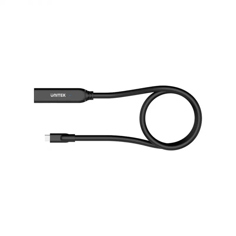 Cabo de extensão Unitek U1335ABK01 USB-C macho para fêmea, 10 Gbit/s, 5 m, preto