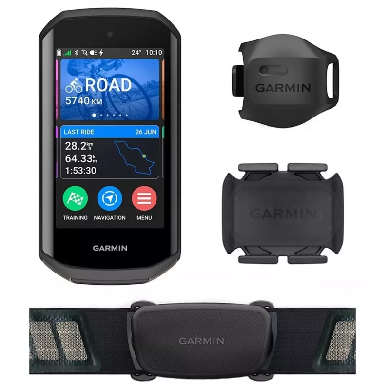 Ciclocomputador GPS GARMIN Edge 1050, ecrã de 3,5 polegadas, Preto