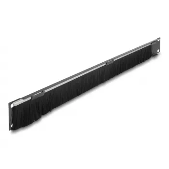 Barra de escovas DeLOCK 66750 cinzento metal nylon 19 polegadas
