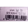 Óculos de proteção UVEX LGL 29 – modelo 53/0/947/2216/UNI, armação preta