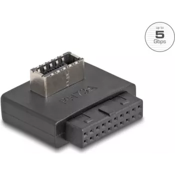 Adaptador USB Type-E interno DeLOCK 67241 USB Type-A fêmea 5 Gbit/s