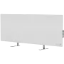 Aquecedor inteligente AENO Premium Eco, 700 W, vidro temperado, aquecimento infravermelho + convecção, ecrã LED, tipo de ficha: Europa (tipo E/F), BRANCO