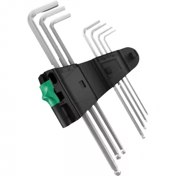 Conjunto de chaves Allen em L Wera 950/9 Hex-Plus 1