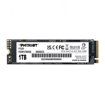 Unidade SSD Patriot Viper P320 M.2 PCIe Gen3x4 512GB 3000MB/s