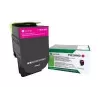 Lexmark 71B2HM0 cartucho de toner, magenta, 3500 páginas