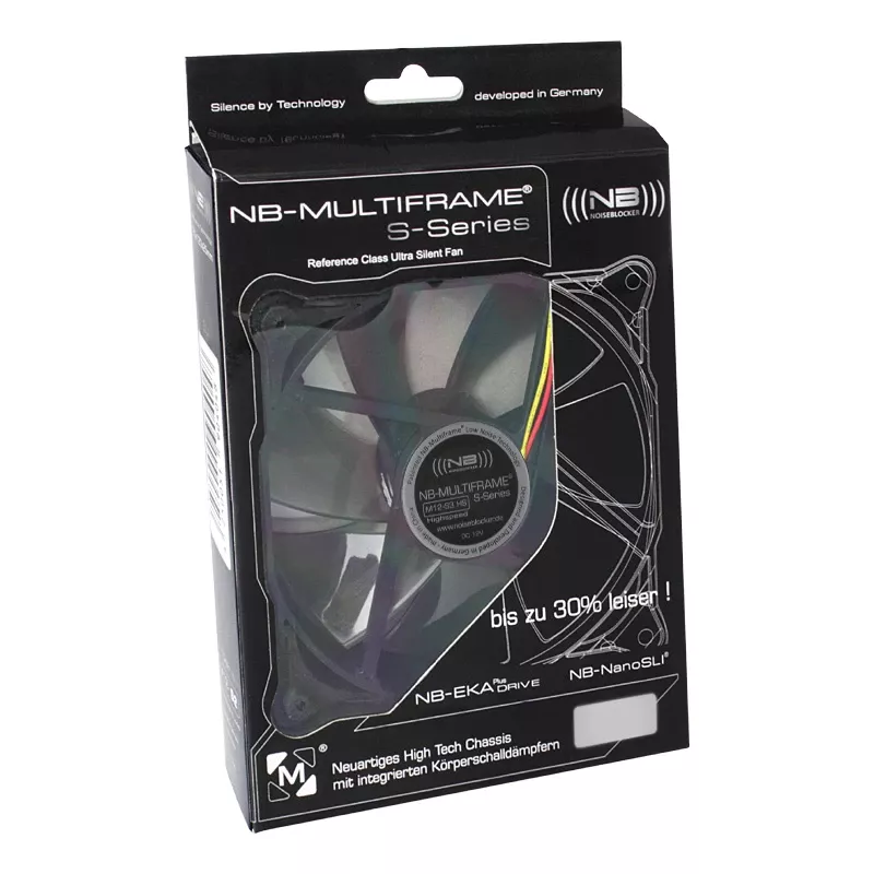 Noiseblocker Multiframe S-Series M12-3 ventoinha de caixa, 120 mm