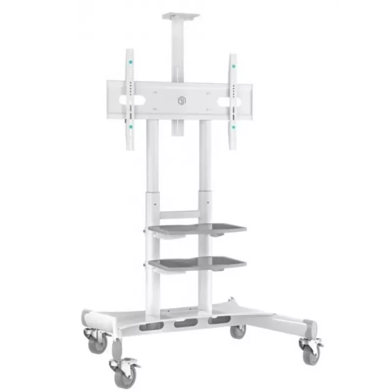 Suporte de TV ONKRON TS1881-W para televisores de 50–86 polegadas, branco, suporte universal autónomo