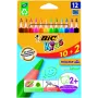 BIC Evolution Triangle 8871462 lápis de cor, 12 cores