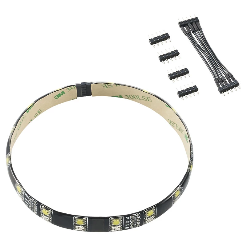 Tira LED CableMod CM-LED-30-D30RGBW-R branco RGB 30 cm