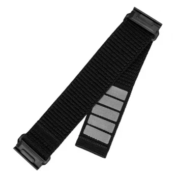 Bracelete desportivo de substituição 22 mm para Garmin QuickFit da FIXED – 160–210 mm, preto