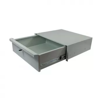 ALL-S0002060, Unidade de gavetas, cinzento, metal, 3U, 19 polegadas, 440 mm