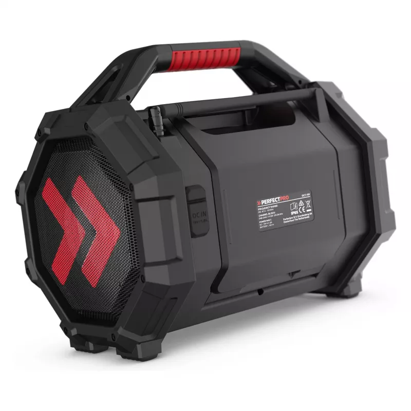 Rádio de obra portátil PerfectPro ROCKTAGON 18V — rádio de obra a bateria