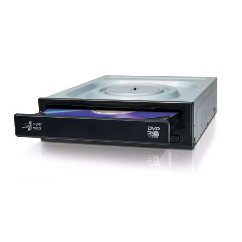 Hitachi-LG GH24NSD6 gravador DVD±RW interno (DVD±R DL), SATA, gravação DVD 24x, 5,25 polegadas, preto